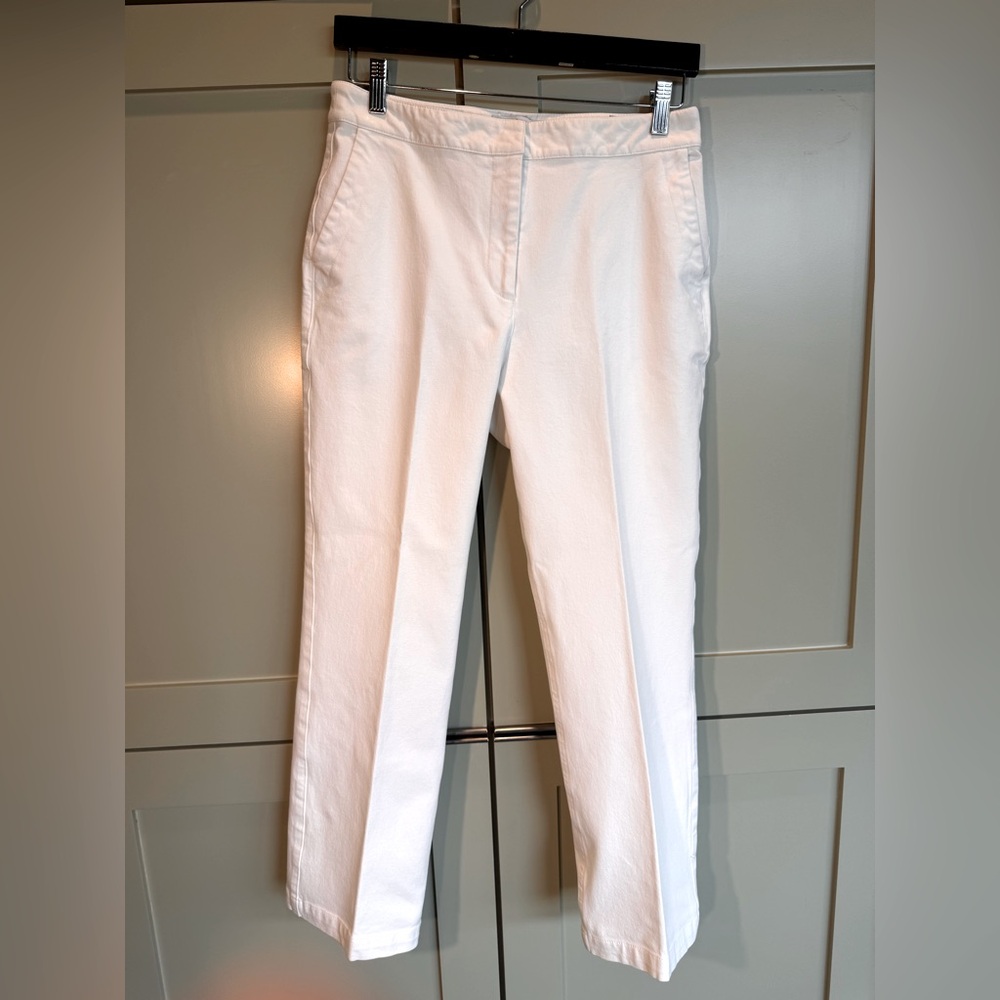 Pearl by Lela Rose White stretch denim  Pants